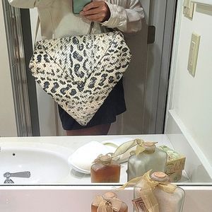 RARE Vintage Snakeskin Carlos Falchi Shoulder Bag